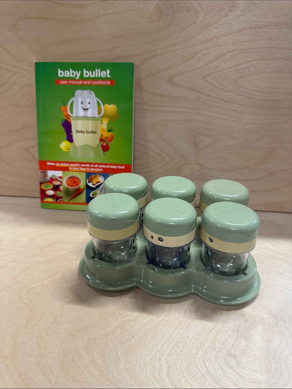 baby bullet Green Baby Food Pod Set with Tray